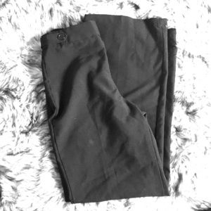 Black high waist work slack